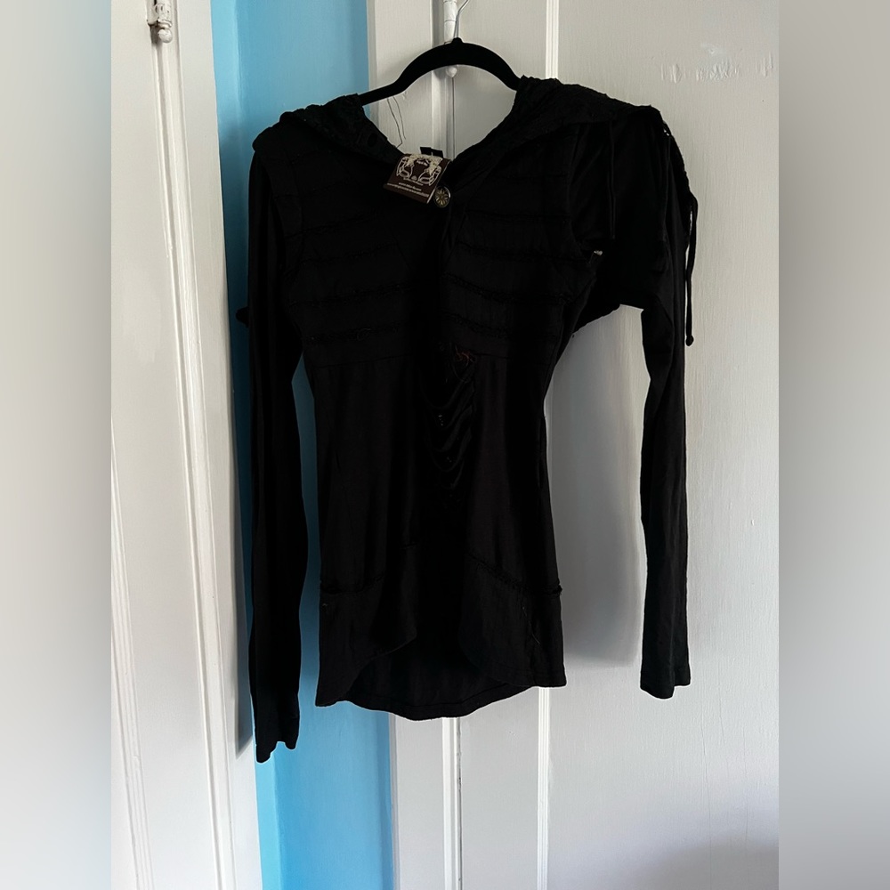 Vintage festival vest/long sleeve Miss B garment!!